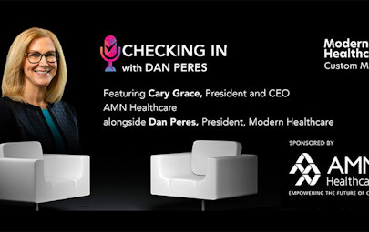 Modern Healthcare Interview with Cary Grace Graphic Modern Healthcare Interview with Cary Grace Graphic