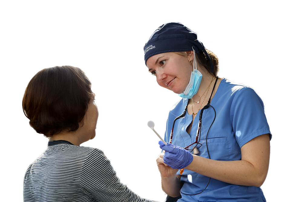 healthcare provider treating patients at a Remote Area Medical Clinic healthcare provider treating patients at a Remote Area Medical Clinic