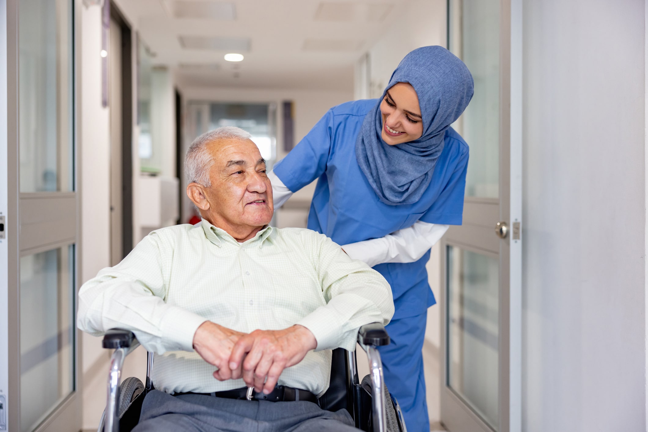dialysis tech with patient dialysis tech with patient