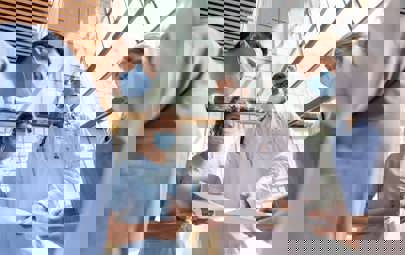 doctor and nurses talking doctor and nurses talking