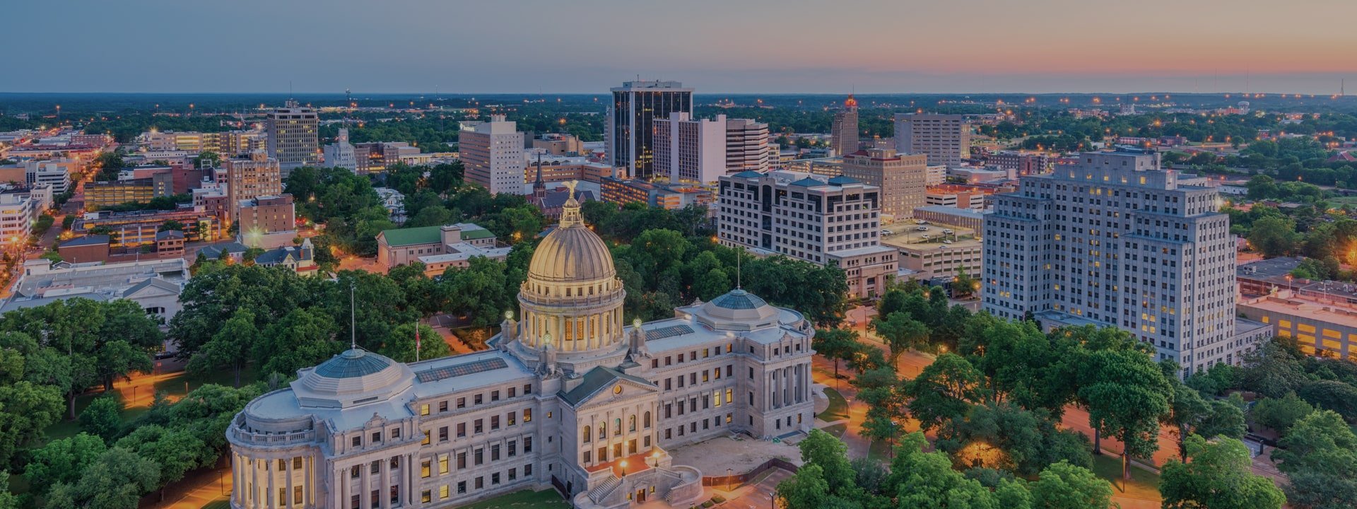 Mississippi panoramic skyline