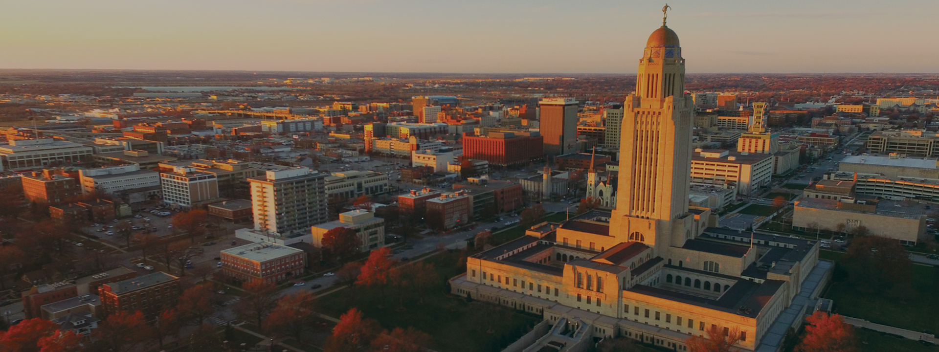 Nebraska panoramic skyline