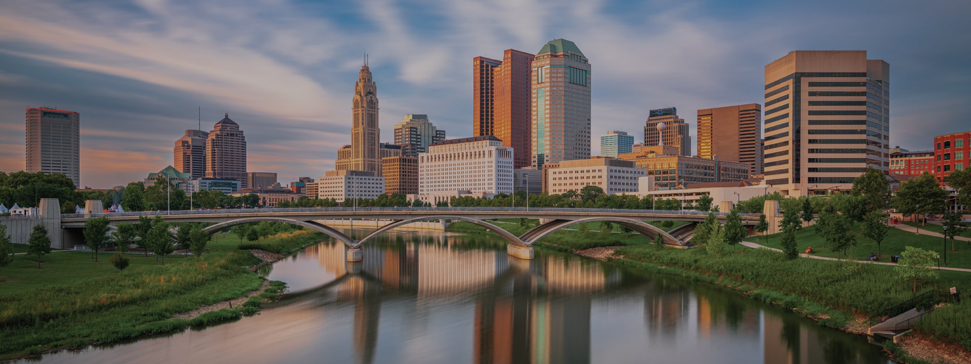 Ohio panoramic skyline