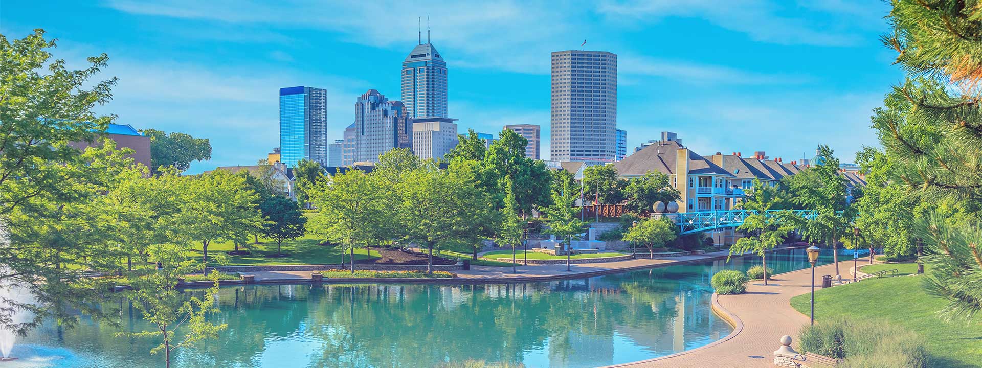 Indiana City Skyline