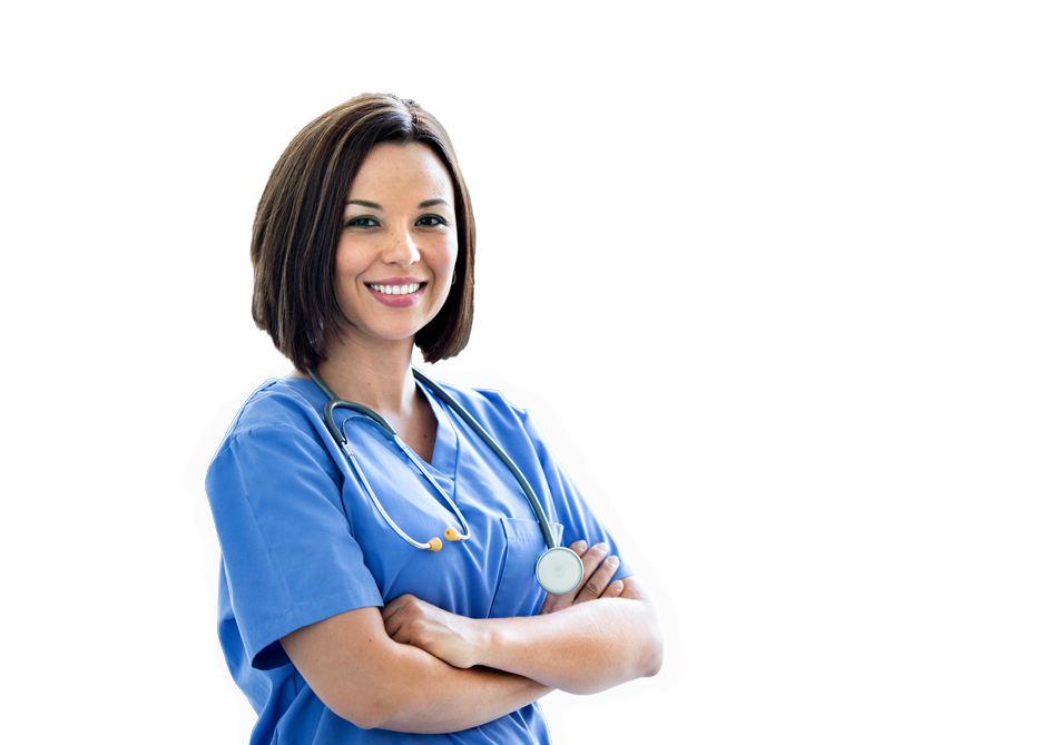 Smiling healthcare professional Smiling healthcare professional
